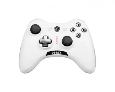 Oferta de GAMEPAD MSI FORCE GC20 V2 | BLANCO por 24,9€ en Beep