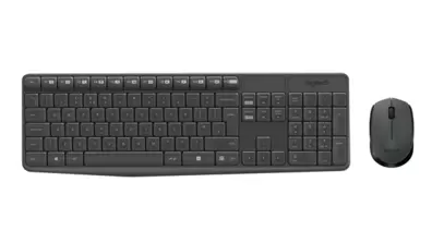 Oferta de TECLADO INALAMBRICO + RATON OPTICO LOGITECH MK235 NEGRO por 31,99€ en Beep