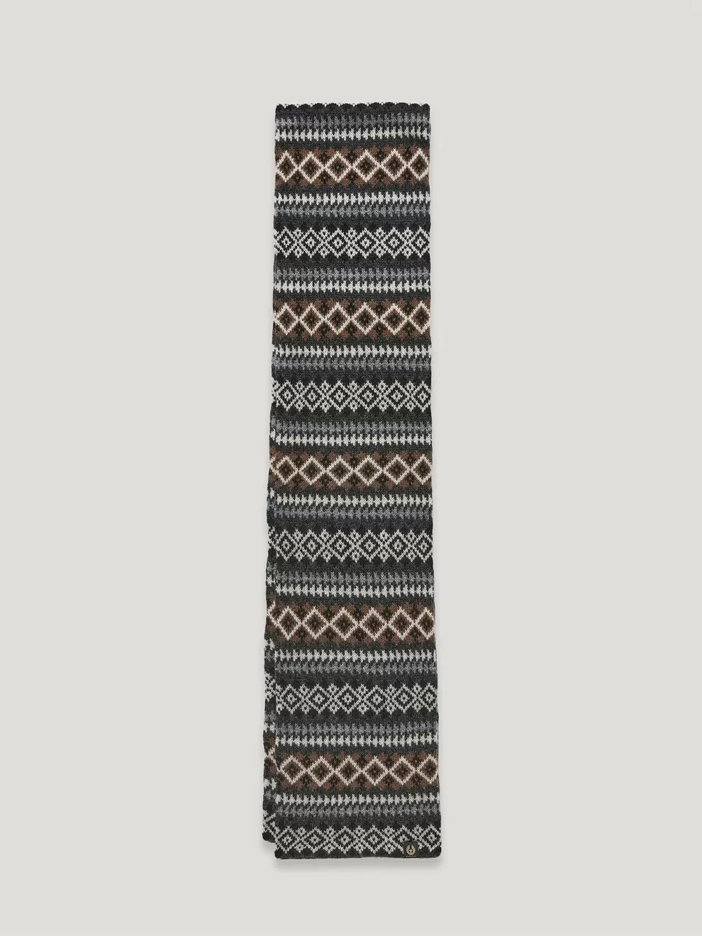 Oferta de BUFANDA THISTLE EN PUNTO FAIR ISLE por 110€ en Belstaff