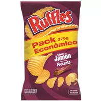 Oferta de RUFFLES Patates fregides amb gust de pernil por 3,39€ en BonpreuEsclat