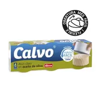 Oferta de CALVO Tonyina clara en oli d'oliva por 4,49€ en BonpreuEsclat