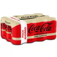 Oferta de COCA-COLA Refresc de cola zero sense cafeïna/sucre en llauna por 9,72€ en BonpreuEsclat