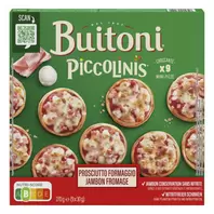 Oferta de PICCOLINIS Mini pizzes de pernil dolç i formatge por 4,25€ en BonpreuEsclat