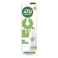 Oferta de ATO Llet semidesnatada ecològica en cartró por 1,58€ en BonpreuEsclat