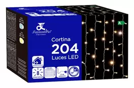 Oferta de CORTINA 204 LUCES LED CALIDO 120X175CM por 16,99€ en Bricoking