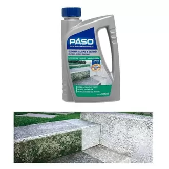 Oferta de Limpiador intensivo para algas y verdín - Paso 1L por 10,95€ en Bricolaje Soriano