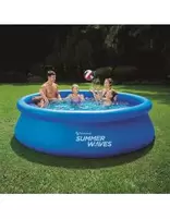 Oferta de Piscina Hinchable Redonda de ø305 cm con Depuradora Summer Waves - EHLIS por 114,65€ en Bricolaje Soriano