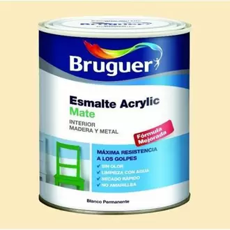 Oferta de Esmalte acrílico mate multisuperficie ultra rápido - Bruguer por 8,96€ en Bricolaje Soriano