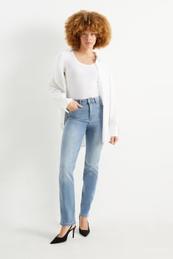 Oferta de Straight jeans - high waist - LYCRA® por 34,99€ en C&A