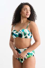 Oferta de Top de bikini con aros - bandeau - con relleno - LYCRA® XTRA LIFE™ por 17,99€ en C&A
