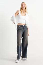 Oferta de CLOCKHOUSE - wide leg jeans - mid waist por 22,99€ en C&A