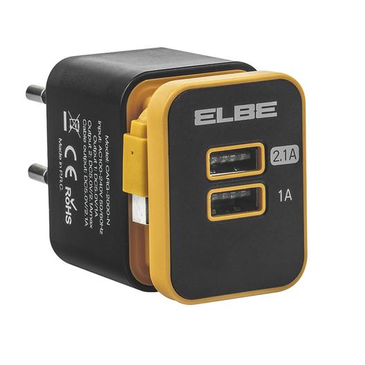 Oferta de Cargador USB de pared ELBE 2xUSB + micro USB por 12,65€ en Cadena88