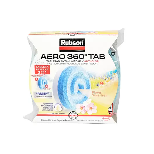 Oferta de Recambio universal RUBSON Aero 360 para deshumidificador Flores silvestres por 10,7€ en Cadena88