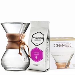 Oferta de Pack Chemex + Café Etiopía + 100 Filtros por 78,35€ en Cafés La Mexicana