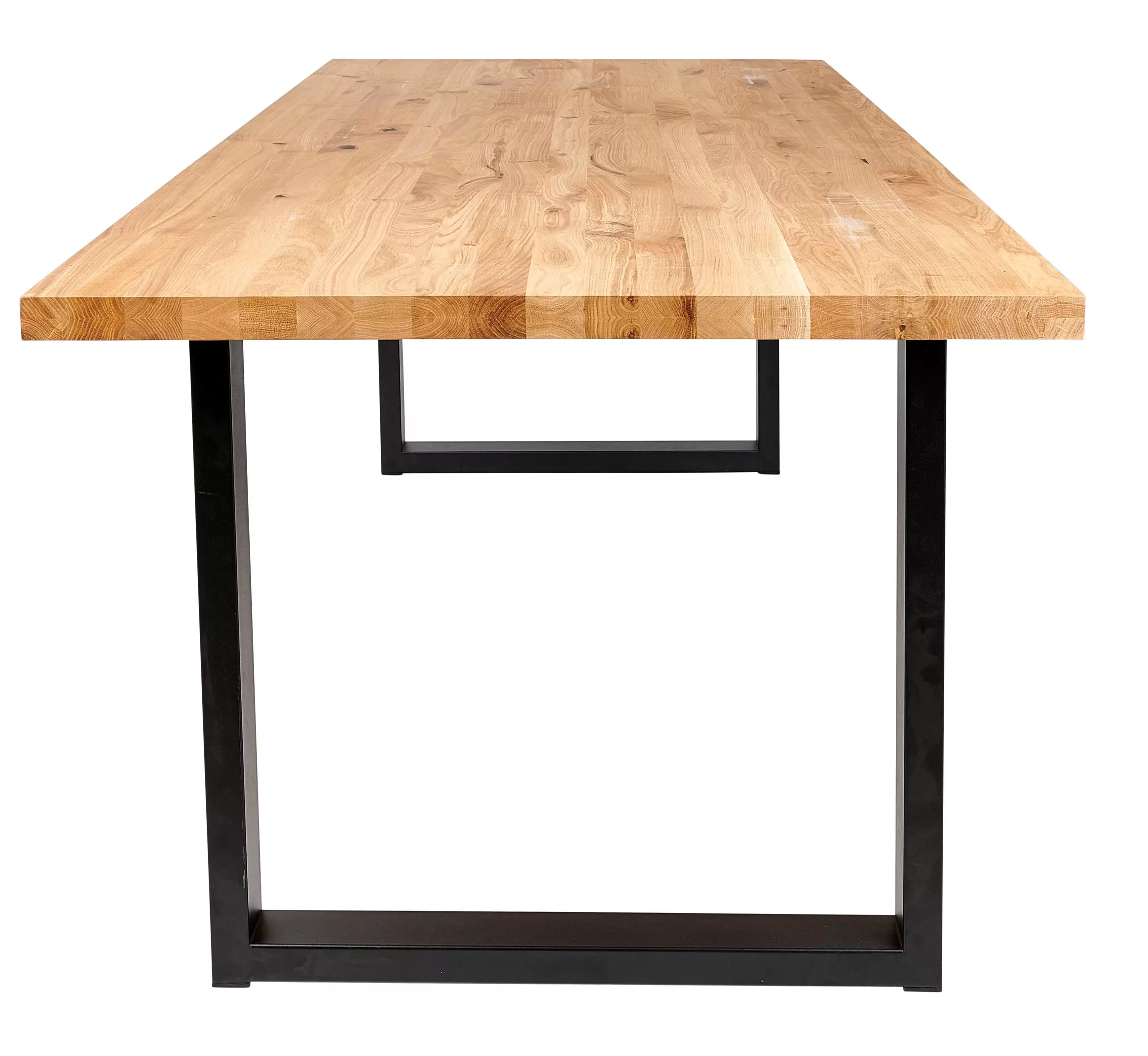 Oferta de NEW OAK Mesa de comedor con patas en U de metal por 949€ en Casa