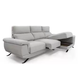 Oferta de Sofá Chaise Longue Derecha con Arcón y Asientos Deslizantes DIMAR por 1007,1€ en Centro Hogar Sanchez