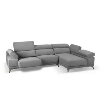 Oferta de Chaise Longue con Asientos Deslizantes Tapizado en Tela Derecha NIZA por 1349,1€ en Centro Hogar Sanchez