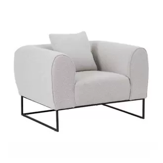 Oferta de Sillón con Estructura de Metal en Blanco Roto por 559€ en Centro Hogar Sanchez