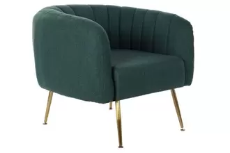 Oferta de Sillón Verde de Poliéster y Metal 81X75X73 VERDE MB-179547 por 249€ en Centro Hogar Sanchez