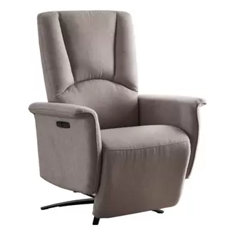 Oferta de Sillón Relax Giratorio Tapizado en Tela DIXON por 499€ en Centro Hogar Sanchez