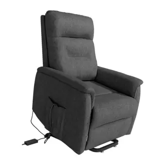 Oferta de Sillón Levantapersonas Tapizado en tela Pizarra DIANA por 409€ en Centro Hogar Sanchez