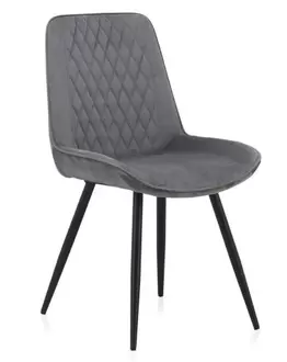 Oferta de Silla tapizada en microfibra color gris GABAR VIVEmodelo 8387 por 148,77€ en Centro Hogar Sanchez