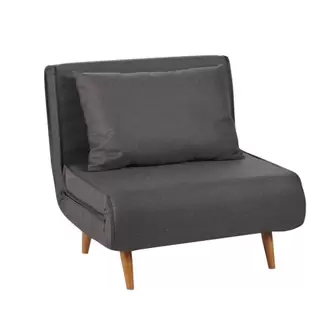 Oferta de Sillón Cama Extensible Tapizado con Patas de Metal DENZO por 159€ en Centro Hogar Sanchez