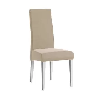 Oferta de Silla de Comedor Tapizada en Terciopelo con Patas en Nogal SOFIA 965 por 189€ en Centro Hogar Sanchez