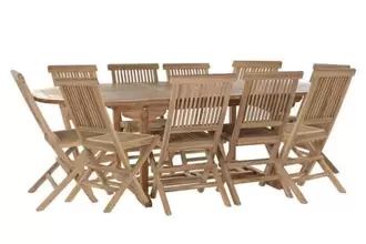 Oferta de Conjunto de Comedor de Teca MB-193180 por 969€ en Centro Hogar Sanchez