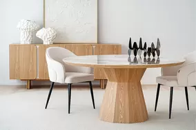 Oferta de MESA DE COMEDOR NATURAL por 2780€ en Círculo Muebles