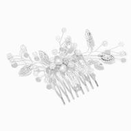 Oferta de Silver Crystal Floral Spray Hair Comb por 6€ en Claire's