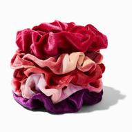 Oferta de Tie Dye & Solid Velvet Hair Scrunchies - 5 Pack por 6€ en Claire's