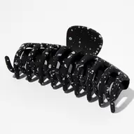 Oferta de Black Splatter Paint Medium Hair Claw por 5€ en Claire's