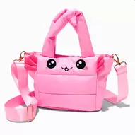 Oferta de Pink Axolotl Quilted Crossbody Tote Bag por 11,99€ en Claire's