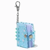 Oferta de Silver Stars Blue Mini Diary Keyring por 3,49€ en Claire's