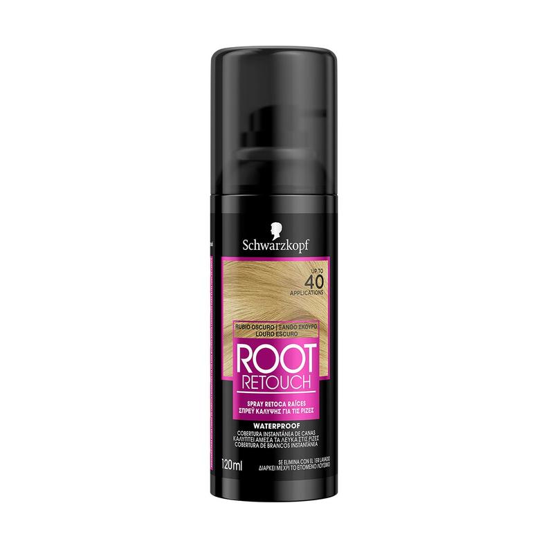 Oferta de Tinte rubio SCHWARZKOPF oscuro retoca raíces spray 120 ml por 5,09€ en Clarel