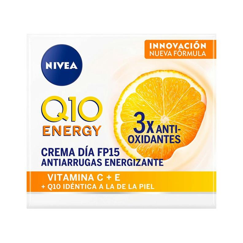 Oferta de Crema Q10+ spf 15 NIVEA antiedad energizante tarro 50 ml por 11,99€ en Clarel