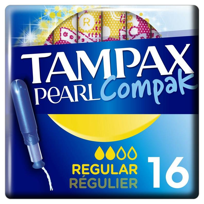Oferta de Tampón regular TAMPAX Compak Pearl caja 16 uds por 4,59€ en Clarel