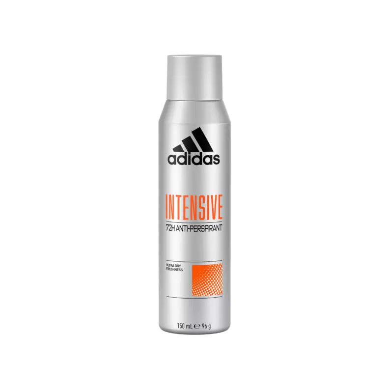 Oferta de Desodorante Hombre Spray Antitranspirante Intensive Adidas Intensive 150Ml por 3,29€ en Clarel