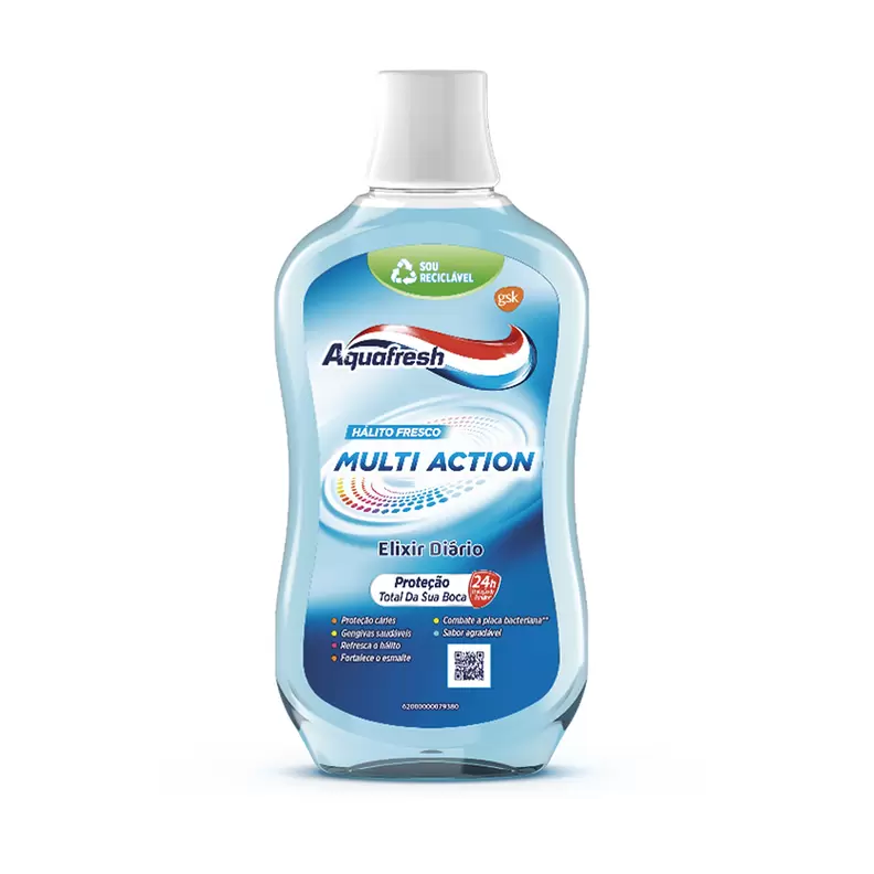 Oferta de Enjuague Bucal Multi Action Aquafresh 500 Ml por 3,99€ en Clarel