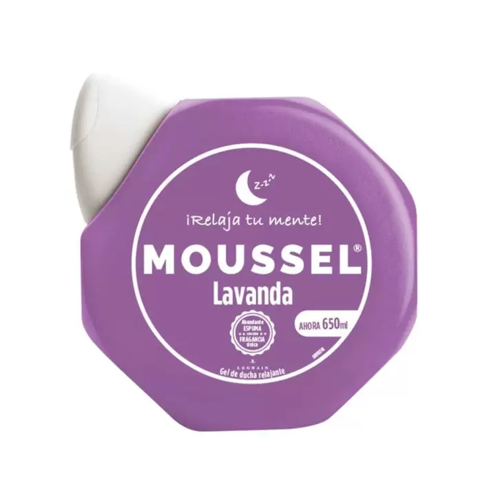 Oferta de Gel de Ducha Lavanda Moussel 650 ml por 3,69€ en Clarel