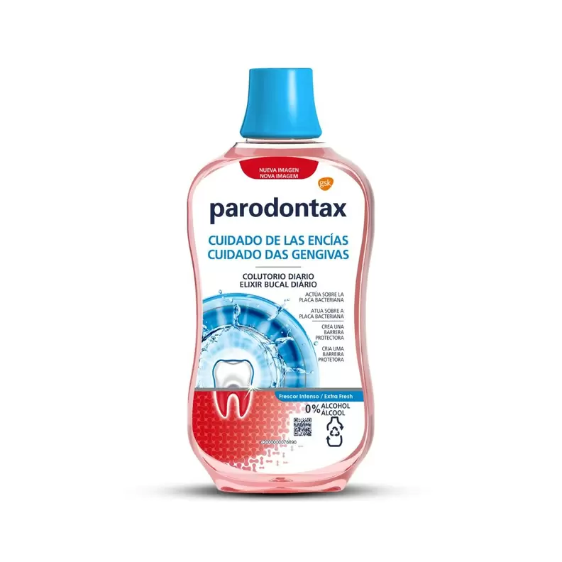 Oferta de Colutorio Frescor Intenso Parodontax 500 ml por 5,99€ en Clarel