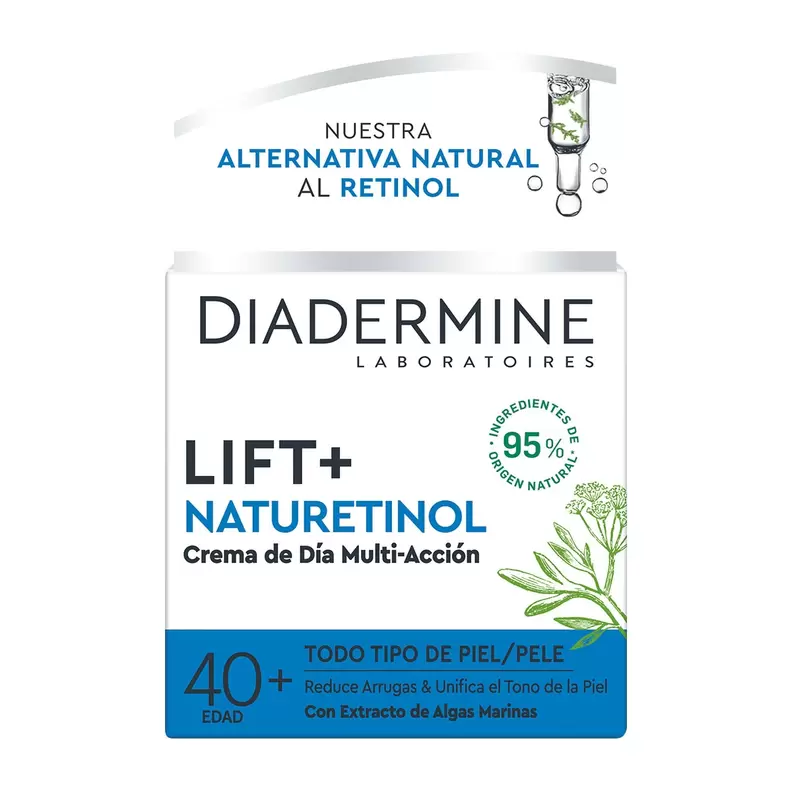 Oferta de Crema de Día Multi-Acción Lift + Naturetinol de DIADERMINE por 9,95€ en Clarel