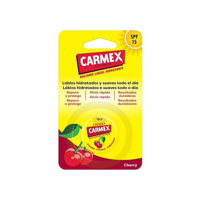 Oferta de Balsamo Labial cereza CARMEX 7.5 gr por 4,89€ en Clarel