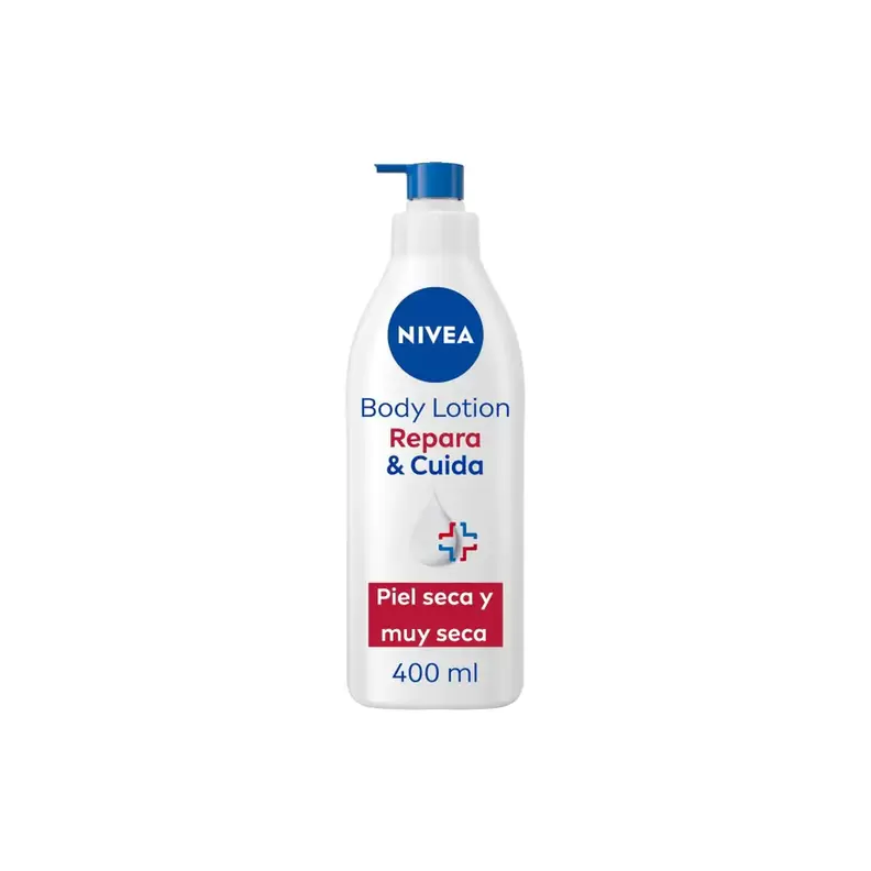 Oferta de Body Milk Repara & Cuida Con Pump Nivea 400 Ml por 6,69€ en Clarel