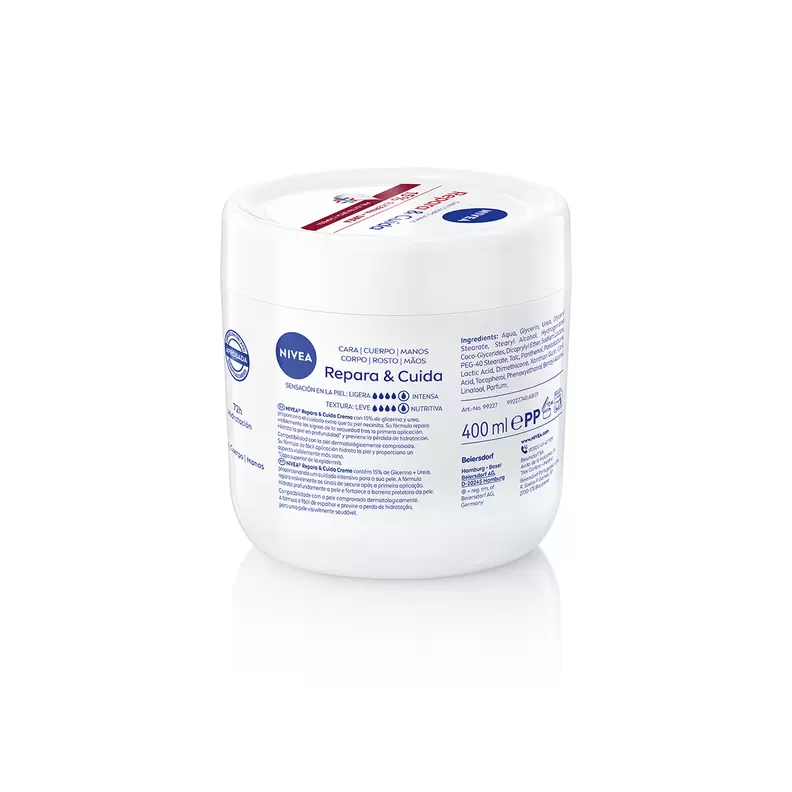 Oferta de Crema Corporal Repara Y Cuida Glicerina Y Urea Nivea 400Ml por 7,99€ en Clarel