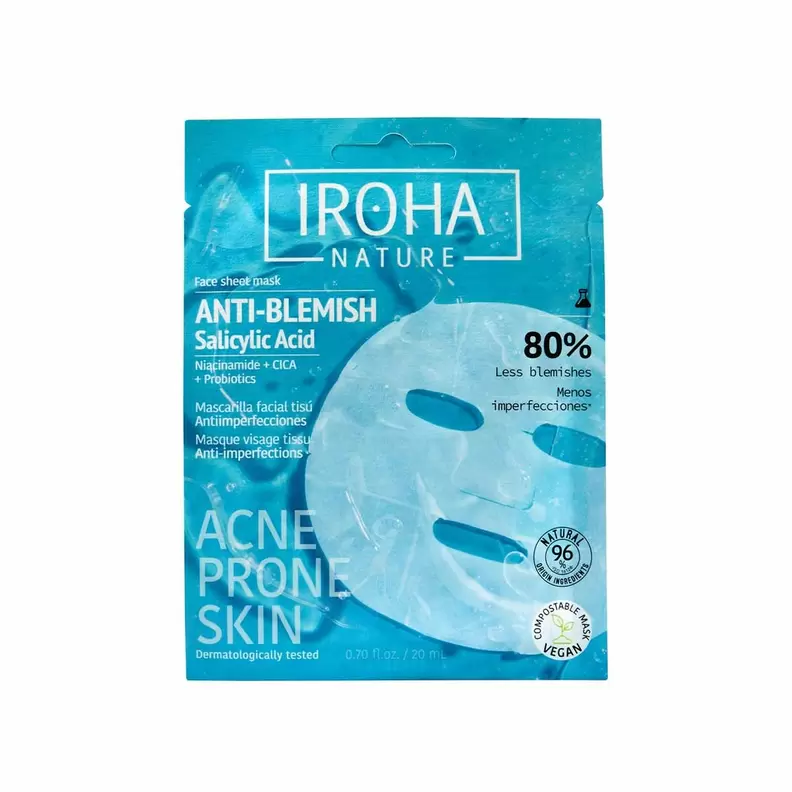 Oferta de Mascarilla Facial Tisú Anti-Imperfecciones Iroha 20 Ml por 2,99€ en Clarel