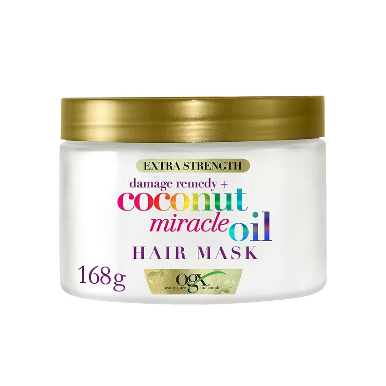 Oferta de Mascarilla Aceite Coco Milagroso OGX 168 gr por 8,99€ en Clarel