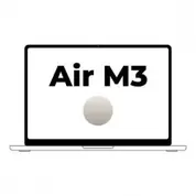 Oferta de PORTATIL APPLE MACBOOK AIR M3/8G/256SSD/13.6/OS BLANCO por 1258€ en Computer Store