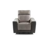 Oferta de Sillón relax eléctrico MOON color gris claro y gris oscuro por 399€ en Conforama